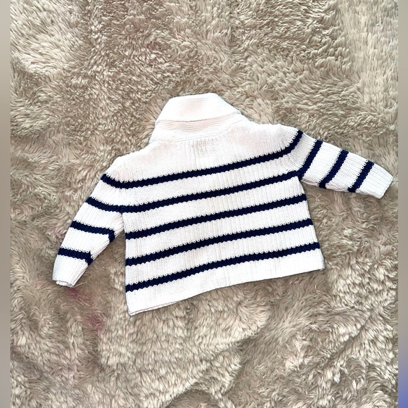 Baby Chunky Knit Striped Cardigan - Picture 3 of 3